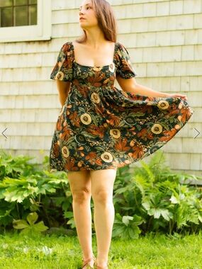 Simka Sol Baby Doll Dress in Fruit Queen